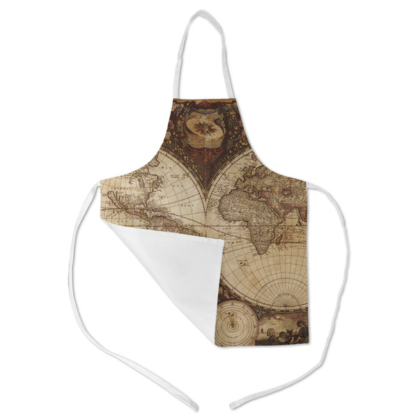 Vintage World Map Kid's Aprons - Medium - Main (med/lrg)