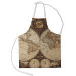 Vintage World Map Kid's Apron - Small