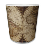 Vintage World Map Plastic Tumbler 6oz