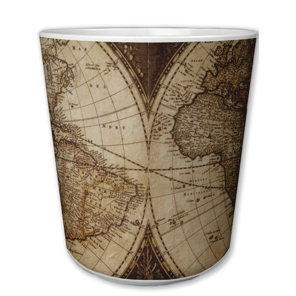 Custom Vintage World Map Plastic Tumbler 6oz