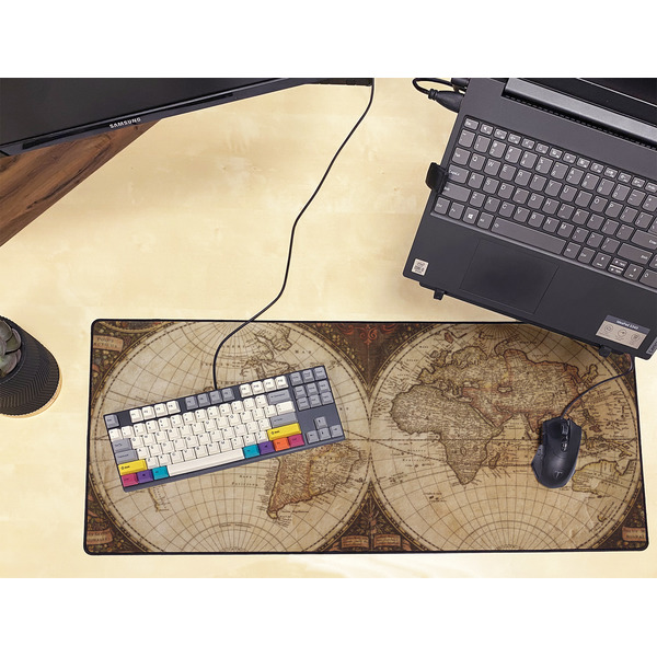 Vintage World Map Large Gaming Mats - LIFESTYLE
