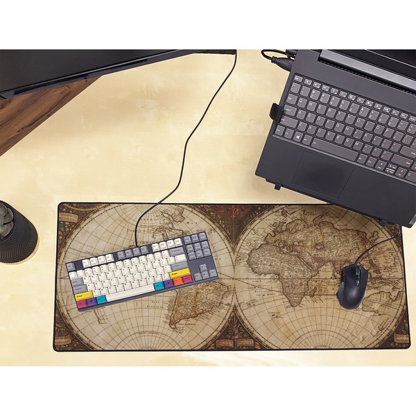 Vintage World Map Large Gaming Mats - LIFESTYLE