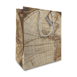 Vintage World Map Medium Gift Bag