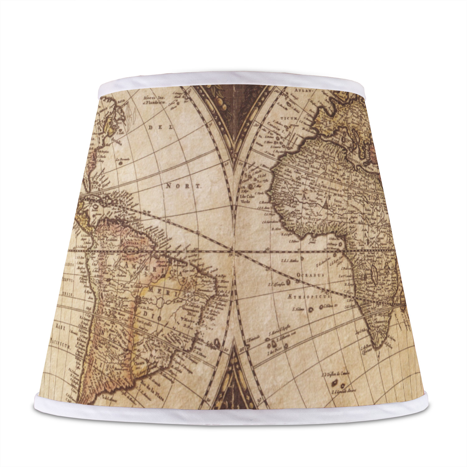 Vintage World Map Empire Lamp Shade Youcustomizeit
