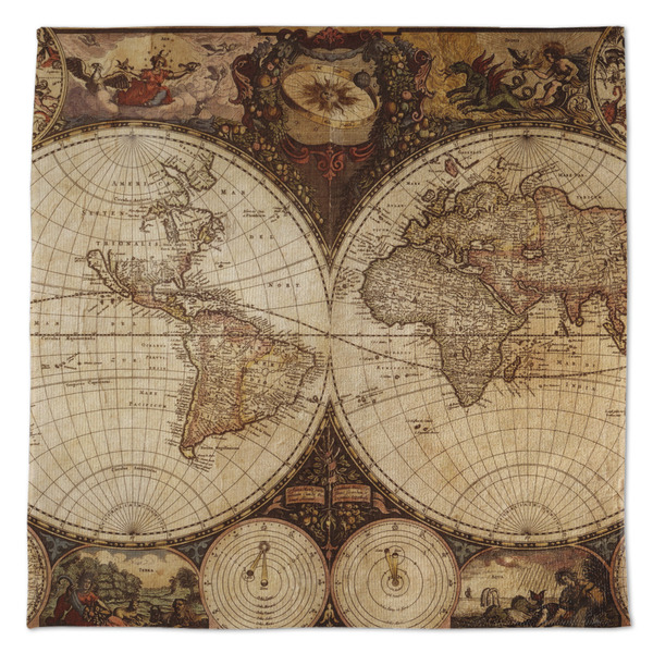Vintage World Map Microfiber Dish Rag - APPROVAL