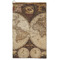 Vintage World Map Microfiber Golf Towel - Large