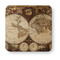 Vintage World Map Paper Coasters - Approval
