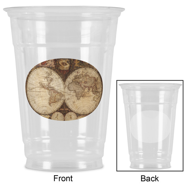 Vintage World Map Party Cups - 16oz - Approval