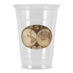 Vintage World Map Party Cups - 16oz