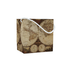 Vintage World Map Party Favor Gift Bags - Gloss