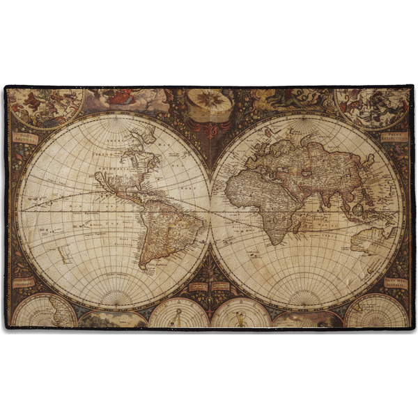 Vintage World Map Personalized - 60x36 (APPROVAL)