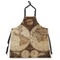 Antique World Map Personalized Apron