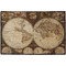 Vintage World Map Personalized Door Mat - 36x24 (APPROVAL)