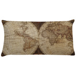 Vintage World Map Pillow Case - King