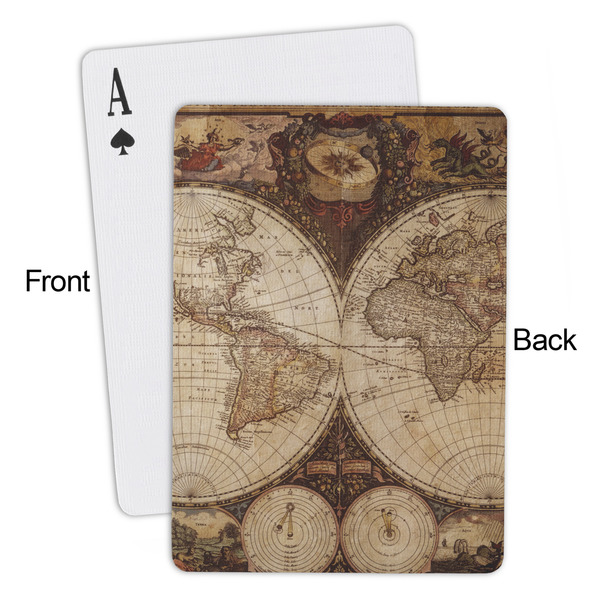 Vintage World Map Playing Cards - Approval
