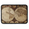 Vintage World Map Rectangle Patch