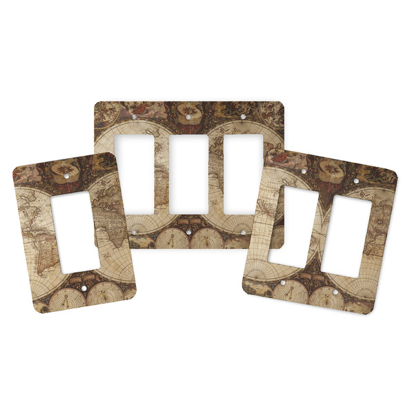 Vintage World Map Rocker Light Switch Covers - Parent - ALL VARIATIONS