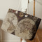 Vintage World Map Large Rope Tote - Life Style
