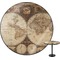 Antique World Map Round Table Top