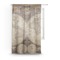 Vintage World Map Sheer Curtain