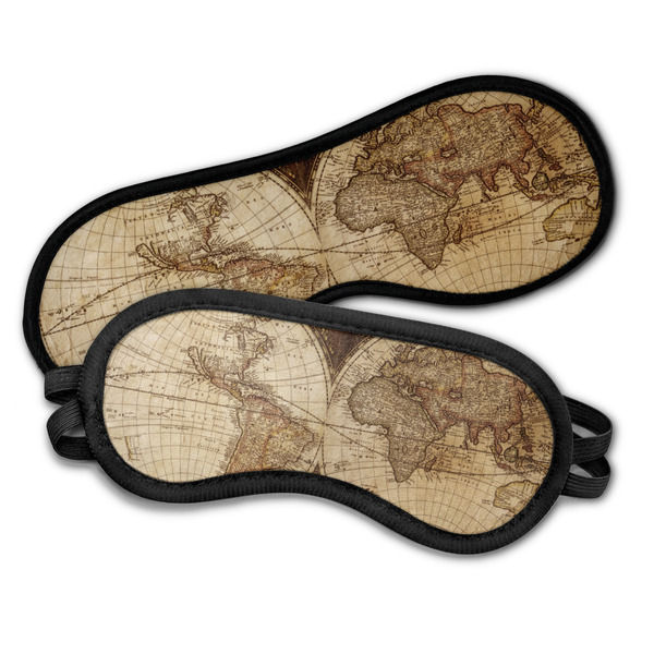 Vintage World Map Sleeping Eye Masks - PARENT