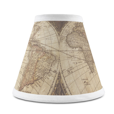 Vintage World Map Chandelier Lamp Shade