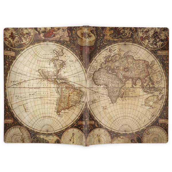 Vintage World Map Soft Cover Journal - Apvl