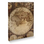 Vintage World Map Softbound Notebook - 7.25" x 10"