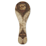 Vintage World Map Ceramic Spoon Rest