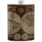 Antique World Map Stainless Steel Flask