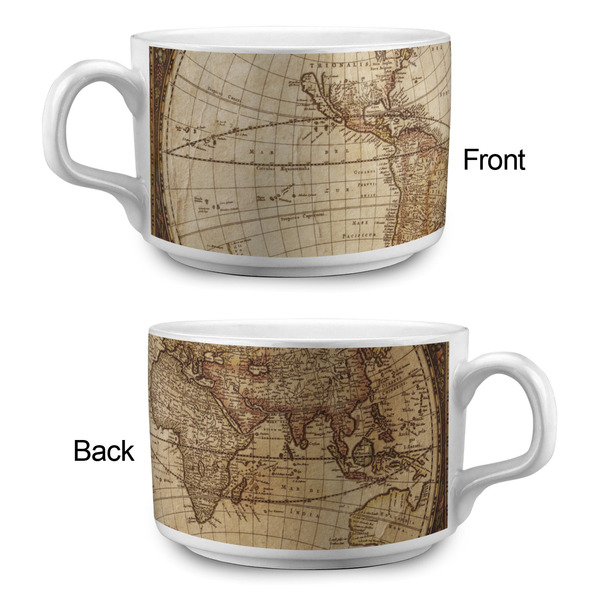 Antique World Map Tea Cup - Single Apvl