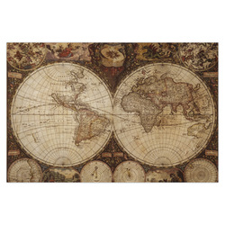 Vintage World Map X-Large Tissue Papers Sheets - Heavyweight