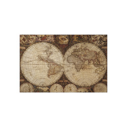 Vintage World Map Small Tissue Papers Sheets - Lightweight