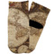 Vintage World Map Toddler Ankle Socks