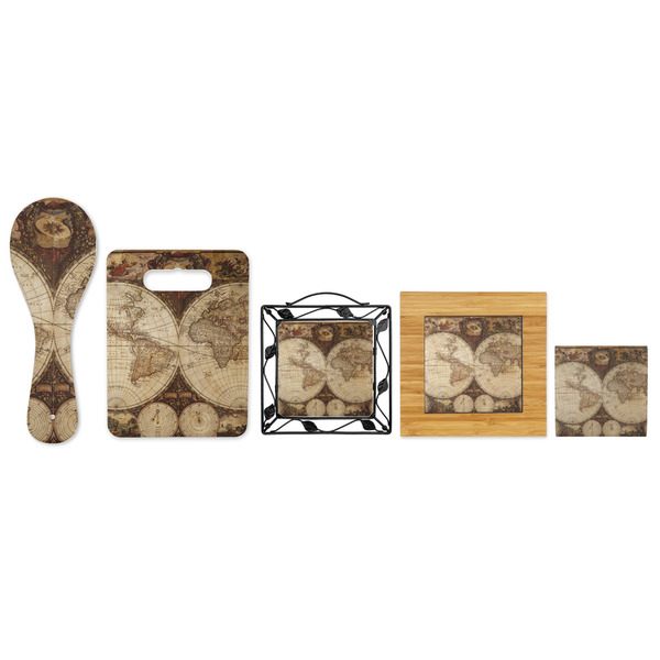 Vintage World Map Trivets - All Trivets