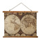 Vintage World Map Wall Hanging Tapestry - Wide