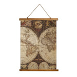 Vintage World Map Wall Hanging Tapestry