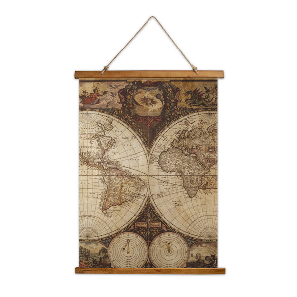 Custom Vintage World Map Wall Hanging Tapestry