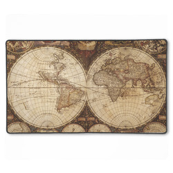 Vintage World Map XXL Gaming Mouse Pad - 24" x 14"