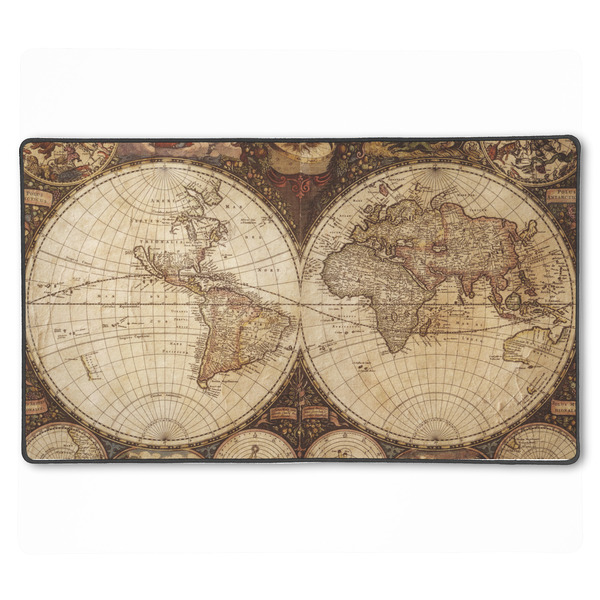 Custom Vintage World Map XXL Gaming Mouse Pad - 24" x 14"