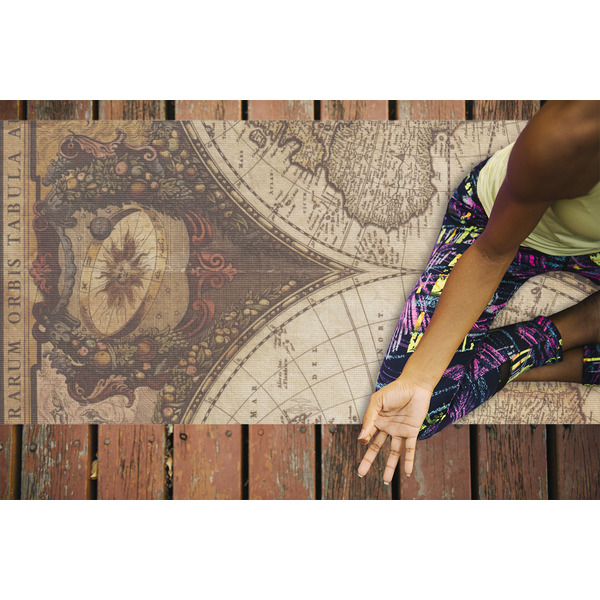 Vintage World Map Yoga Mats - LIFESTYLE