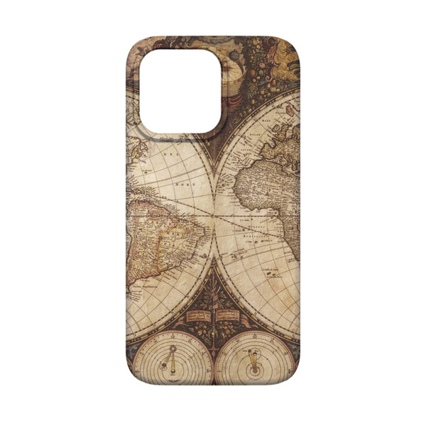 Vintage World Map iPhone 13 Mini Case - Back