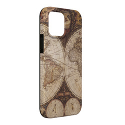 Vintage World Map iPhone Case - Rubber Lined - iPhone 13 Pro Max