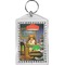 Dogs Playing Poker by C.M.Coolidge Bling Keychain (Personalized)