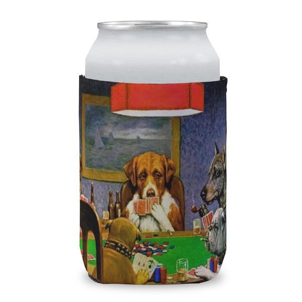 Dogs Playing Poker by C.M.Coolidge Can Sleeve