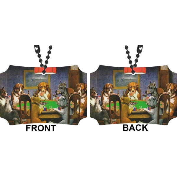 Dogs Playing Poker by C.M.Coolidge Car Ornament - Berlin (Approval)