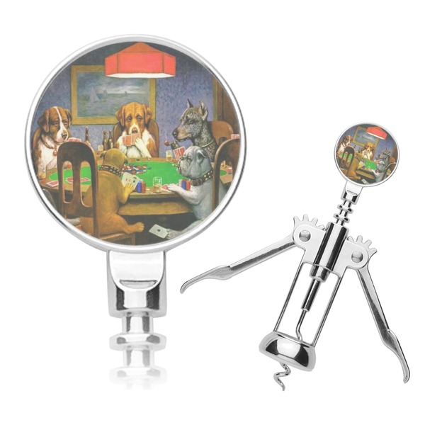 Custom Dogs Playing Poker 1903 C.M.Coolidge Corkscrew