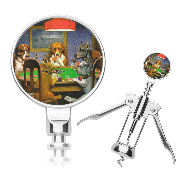 Custom Dogs Playing Poker 1903 C.M.Coolidge Corkscrew
