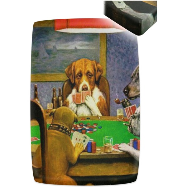 Dogs Playing Poker by C.M.Coolidge Crib Fitted Sheet - Apvl