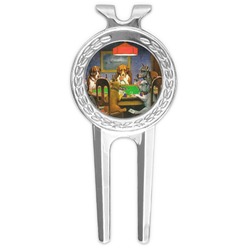 Dogs Playing Poker 1903 C.M.Coolidge Golf Divot Tool & Ball Marker
